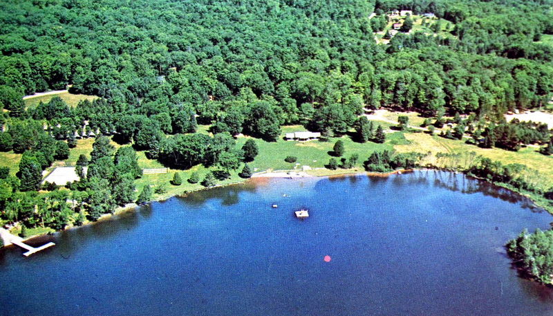 Bewabic State Park - Vintage Postcard (newer photo)